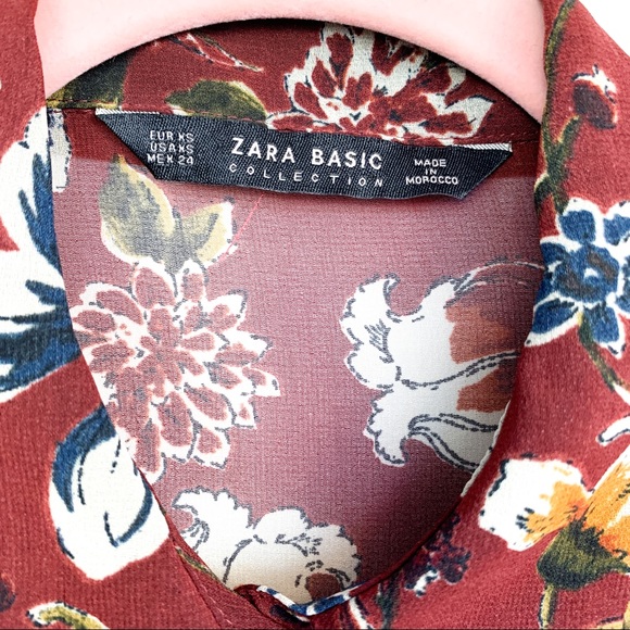 Fall Colored Sheer Zara Dress - Picture 12 of 12